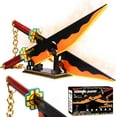 thumbnail image 1 of Demon Slayer Sword, Bloc de Construction Sword Tengen Uzui à Double Lame de 82 Po avec Support, Ensemble de Construction de Jouet Sword d'Anime Cosplay Fait à la Main pour Collectionner et Offrir 1478 Pcs (Compatible avec Lego), 1 of 11