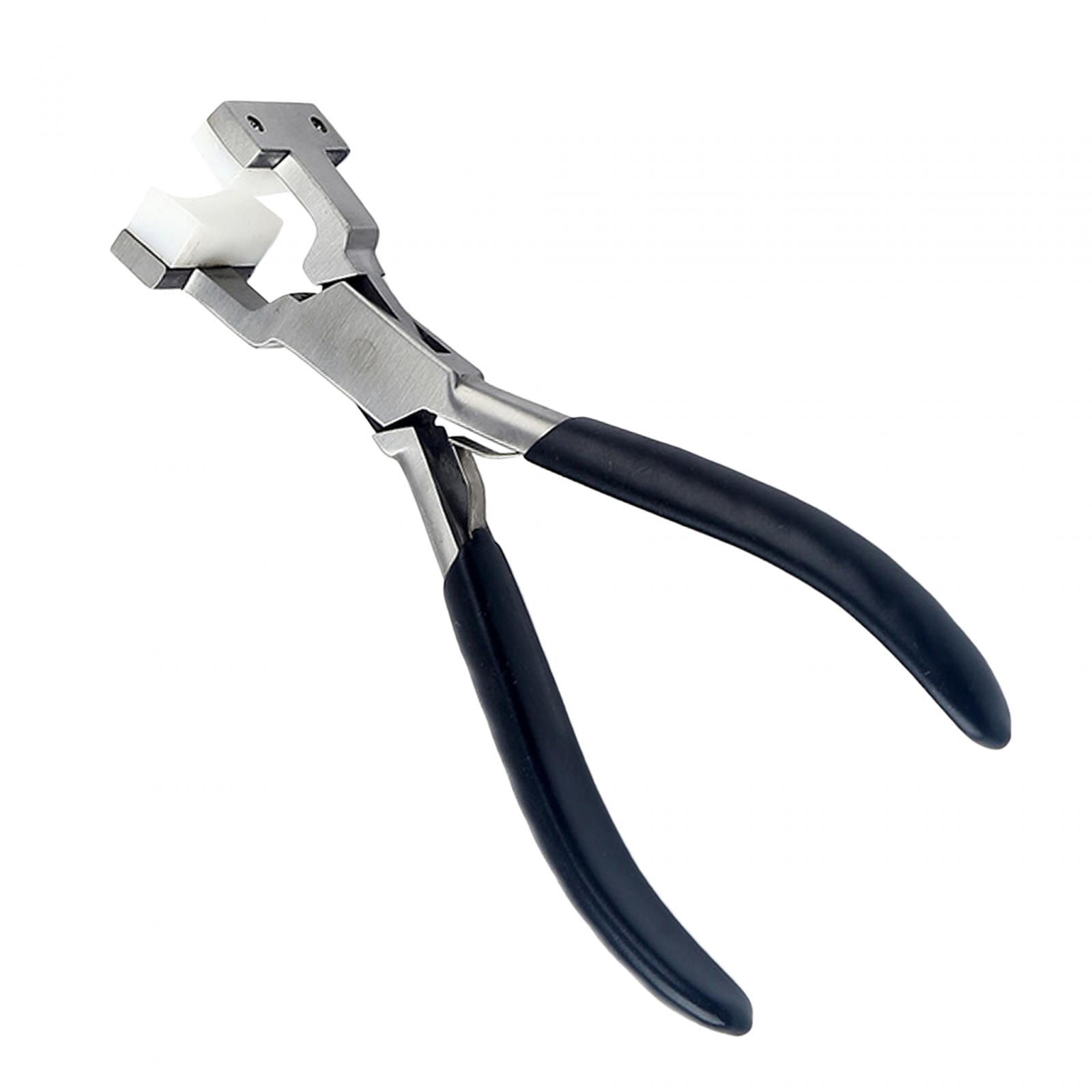 FVDPWYE Double Nylon Jaw Pliers Jaw Plier Anti Rust Steel Bead Crimping Plier Jewelry Style C