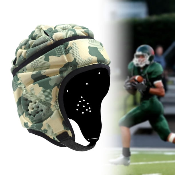 Casque De Rugby Et Football Respirant – EVA, Ajustement 58-64 Cm, Avec Mentonnière Et Bande élastique, Pour Adultes