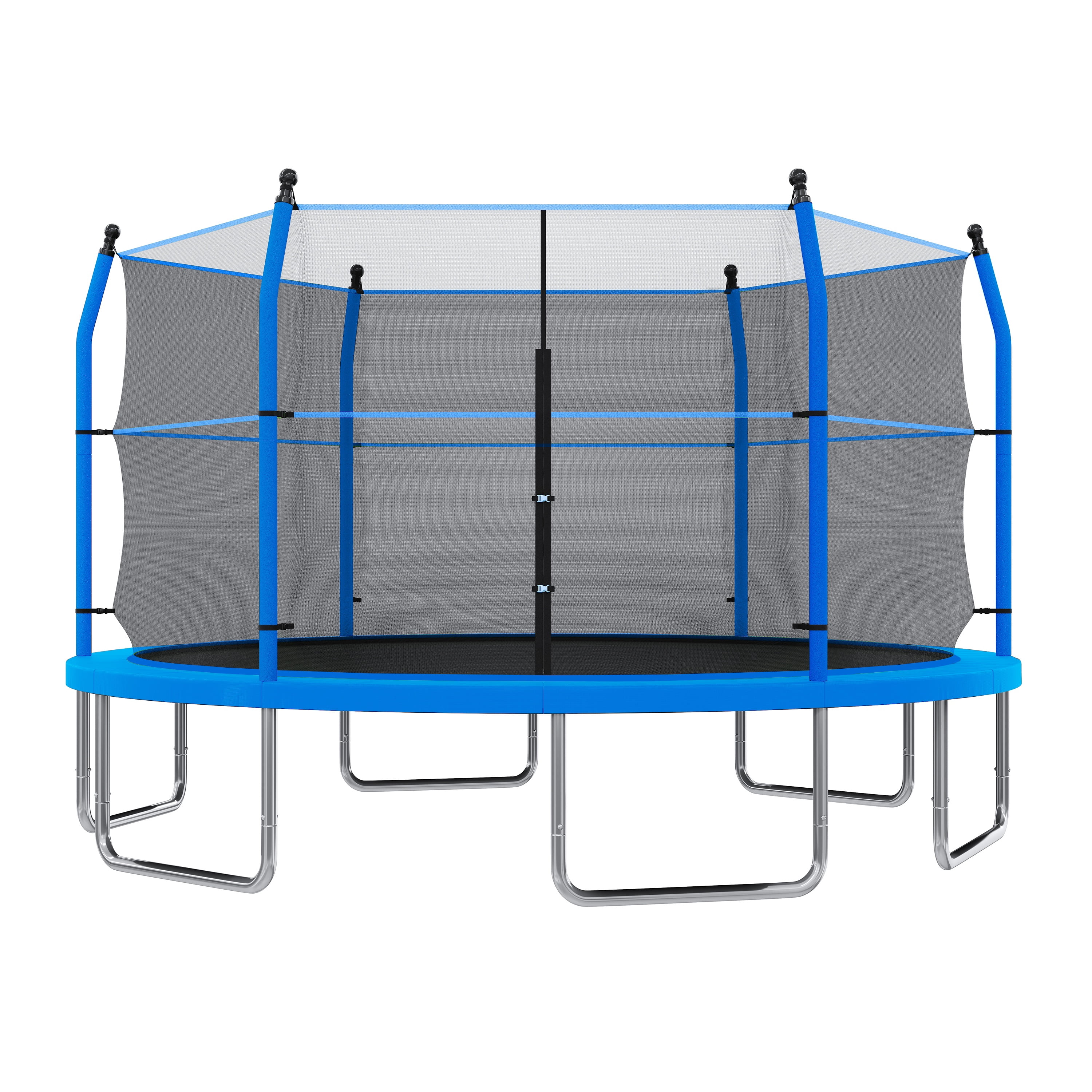 14FT Trampoline with Net, SHINPT Large Trampoline with basketball Hoop, Outdoor Trampoline for Kids and Adults, Heavy Duty Trampoline with Ladder for Backyard, Big Trampoline for Best Gift for Kids