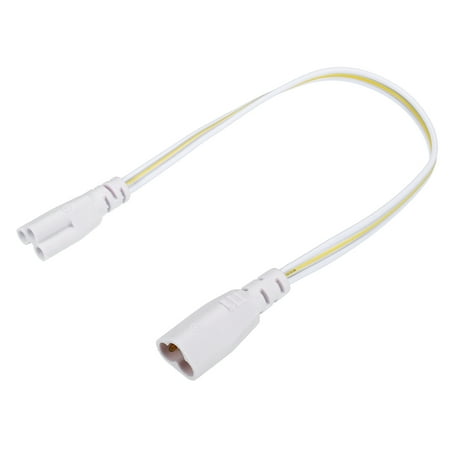 Uxcell T5 T8 LED Tube Connector Cable 30CM Male to Female Double End 6 Pack