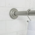 thumbnail image 3 of Mainstays Adjustable Wall-Mount Metal Shower Curtain Rod, 41" - 72", Need to Drill, Nickel, 3 of 4
