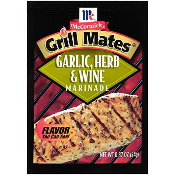 McCormick Grill Mates Garlic, Herb & Wine Marinade (Pack of 10)