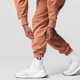 thumbnail image 5 of Conjunto de sudaderas deportivas para hombre, trajes de 2 piezas, trajes de chándal con capucha, chaqueta y pantalones deportivos informales (naranja), 5 of 5