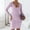 Purple, variant on Stichou Womens Long Sleeve Sweater Dress Casual Cut Out Bodycon Mini Winter Dress Trendy Ribbed Ladies Spring Sweater Light Brown M