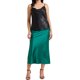 thumbnail image 2 of Camiseta sin mangas de satén para mujer Inspire Chic, con cuello en cowl, tirantes de espagueti, top de verano de seda, color negro, 2 of 6