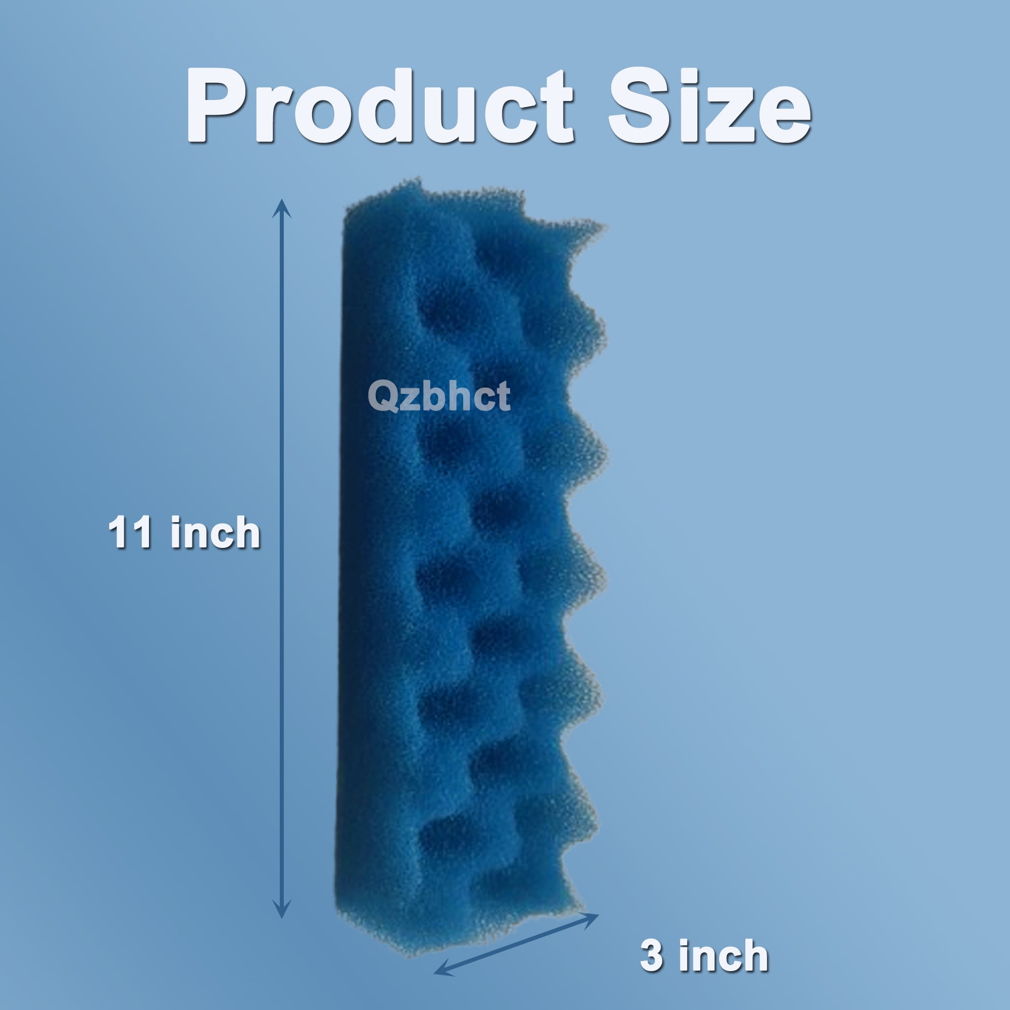 Qzbhct 2 Bio-Foam, 4 Blue Foam Max Filter, 4 White Foam Filter, 4 Nitrite Remover Pad, 4 Ammonia Remover Pad, 4 Phosphate Remover Pad Kit for Fluval 306/307 Canister