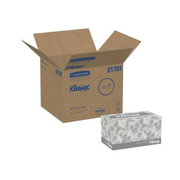 Kleenex 01701 Paper Hand Towels Pop Up 9 X 101/2 Inch Box, 120 Towels