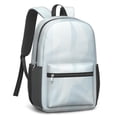 thumbnail image 2 of 17 Inch Lightweight Backpack,PVC Waterproof Oxford Fabric, Ergonomically Designed, with Large Capacity, Frozen Aesthetic Pattern, 2 of 5