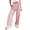80Pink482, variant on WERYOUNG Flowy Wide Leg Pants For Women Stretchy High Waist Loose Fit Casual Trousers With Lace Trim Outdoor Activities Versatile Slacks