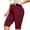 #09 Red 【Mix, Match & Rotate: Stock Up on Daily Colors】, variant on Women's Plus Size Yoga Workout Shorts, High Waist Butt Lifting Elastic Waistband, Solid Active Shorts for Running Gym Training | TruHer,Beige 2XL