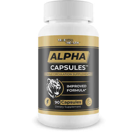 Alpha Capsules - Male Circulation Supplements for Men - Advanced Blood Flow Booster - Alpha Boost Alpha Bites Pills - Blood Flow Max Alpha Bites Supplement - Vitamin Blood Flow Alpha Bites Male Pills