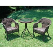 International Caravan Somerset Wicker Resin Patio Bistro Set