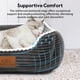 thumbnail image 3 of Cama rectangular Zerbuger para gatos y perros, suave y lavable, color gris oscuro, 3 of 7