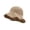 Khaki, variant on Women's Packable Floppy Wide Brim Bucket Hat Foldable Travel Vacation Sun Cap