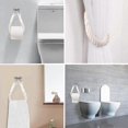 thumbnail image 5 of White Nautical Rope Toilet Paper Roll Holder Towel Holders For Bathrooms Wall Mounted Vintage Beach Themed Bathroom Decor, 5 of 5