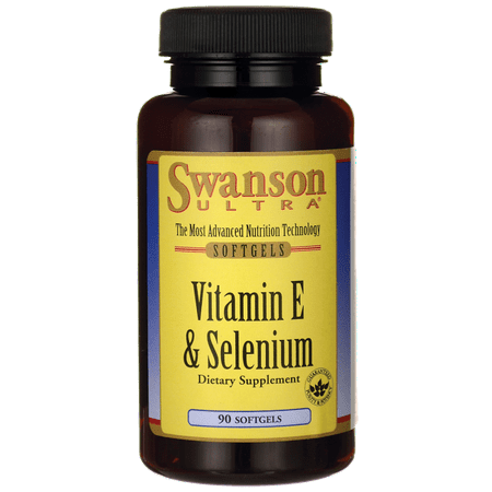 Vitamine E &amp; swanson Sélénium 90 Sgels