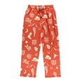 thumbnail image 6 of Lazy One Men's Novelty Pajama Pants – Funny Cotton Sleep Pants with Elastic Waistband & Pockets, Orange Wild Wild Rest, Large, 6 of 6