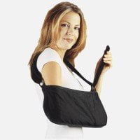 Deep Pocket Arm Sling - Hely & Weber 500-L Arm Sling Deep Pocket Black Large Ea, Padded pressure sensitive strap offers customized fitting and adjustment. By Hely Weber
