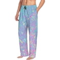 thumbnail image 3 of Kdxio Fantasy Gradient Print Men's Sleep Pajama Pant Lounge Pants with Pockets, 3 of 8
