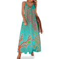thumbnail image 1 of Nuevo Coral Reef # 2 de Hollyce Jeffriess Vestido sin mangas Vestido de playa Vestido de invitada de boda, 1 of 7