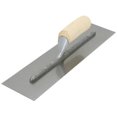 thumbnail image 2 of QLT By MARSHALLTOWN 994S 14-Inch by 4-Inch Finishing Trowel with Curved Wood Handle, 2 of 2