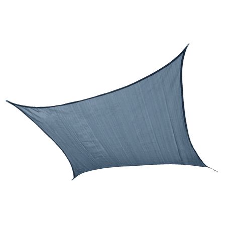 ShelterLogic Shade Sail Square - Heavyweight (Attachment point/pole not included) 16' x 16' Sea Blue