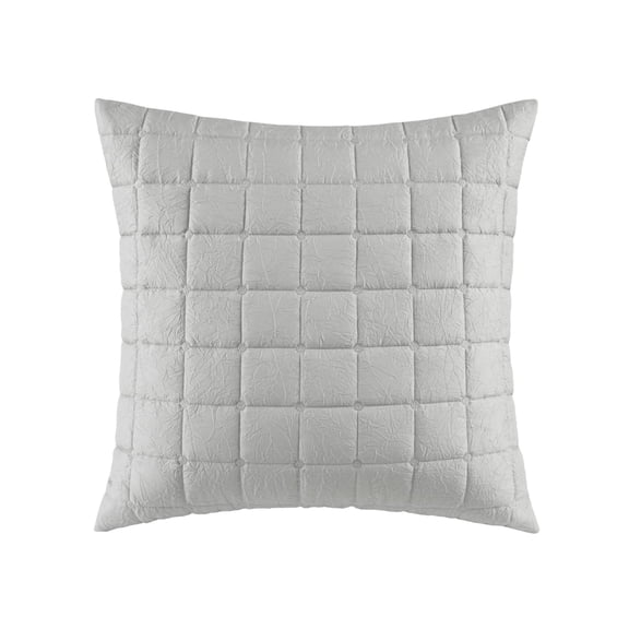 N Natori Cocoon Single Quilted Euro Sham, Grey