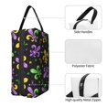 thumbnail image 5 of Uemuo Mardi Gras Carnival4 Pattern Portable Toiletry Bags with Handle, Waterproof travel Make up Bags for Women, Large Capacity Travel Cosmetic Bags, 5 of 9
