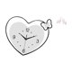 thumbnail image 5 of Reloj De Pared De Corazón Acrílico Y Escultura De Elefante, Arte Decorativo Creativo Para Sala De Estudio, Cafetería, Oficina, Entrada, Dormitorio, Decoración Del Hogar., 5 of 8