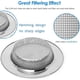 thumbnail image 5 of Filtro de fregadero de cocina, filtro de fregadero de acero inoxidable, filtro de metal para fregadero de baño, 5 of 5