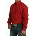 thumbnail image 2 of Cinch Red Geometric Print - Mens Shirt  - Mtw1105729, 2 of 4