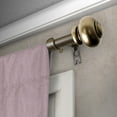 thumbnail image 2 of Central Design Products Steel 0.63" Modern Single Curtain Rod, Gold, 2 of 3