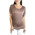 thumbnail image 2 of ToBeInStyle Womens Relaxed Fit Dolman Blouse Top Soft Feel, 2 of 5