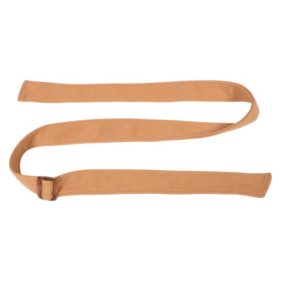 Zehuanyu Artificial Wool Band Stylish Outerwear Belt For Coats Durable Wide Sash Fashionable And Trendy  Waist Belt Ideal For Women'S Overcoats Light Brown