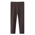 thumbnail image 6 of Ruyang Girls Solid Color Ankle Length Leggings Comfortable Stretchy Soft High Waist Leggings Tights Pants for Girls, 6 of 6