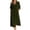 *Army Green, variant on VBVC Women's Ruffled V Neck Puff Sleeve Maxi Dress , Summer Loose Flowy Beach Long Dress For Women , Ladies' Elbow Sleeve Relaxed Fit Dress with Pockets,Army Green,S-2XL