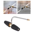 thumbnail image 1 of Boquilla rociadora de alta presión de 360 degree, profesional, de conexión rápida, adaptador de 1/4 pulg., 4000 PSI, accesorio limpiador de canaletas de, 1 of 8
