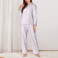 thumbnail image 2 of Sikiie Kawaii Cat Paw Women's Long-Sleeve Shirt and Full-Length Bottom Pajama Set (s-xxl)-X-Large, 2 of 7
