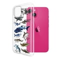 thumbnail image 2 of WIRESTER Transparent Soft Gel TPU Clear Case Slim Protective Cover Phone Case for Apple iPhone 15 6.1" 2023 (NOT FIT Apple iPhone 15 Plus 6.7" 2023) - Sharks Chart, 2 of 3
