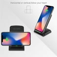 thumbnail image 2 of Langgg Wireless Charger Practical Exquisite Charging Device Stand Pad Intelligent Identification Universal Multipurpose Phones Supplies Black, 2 of 9