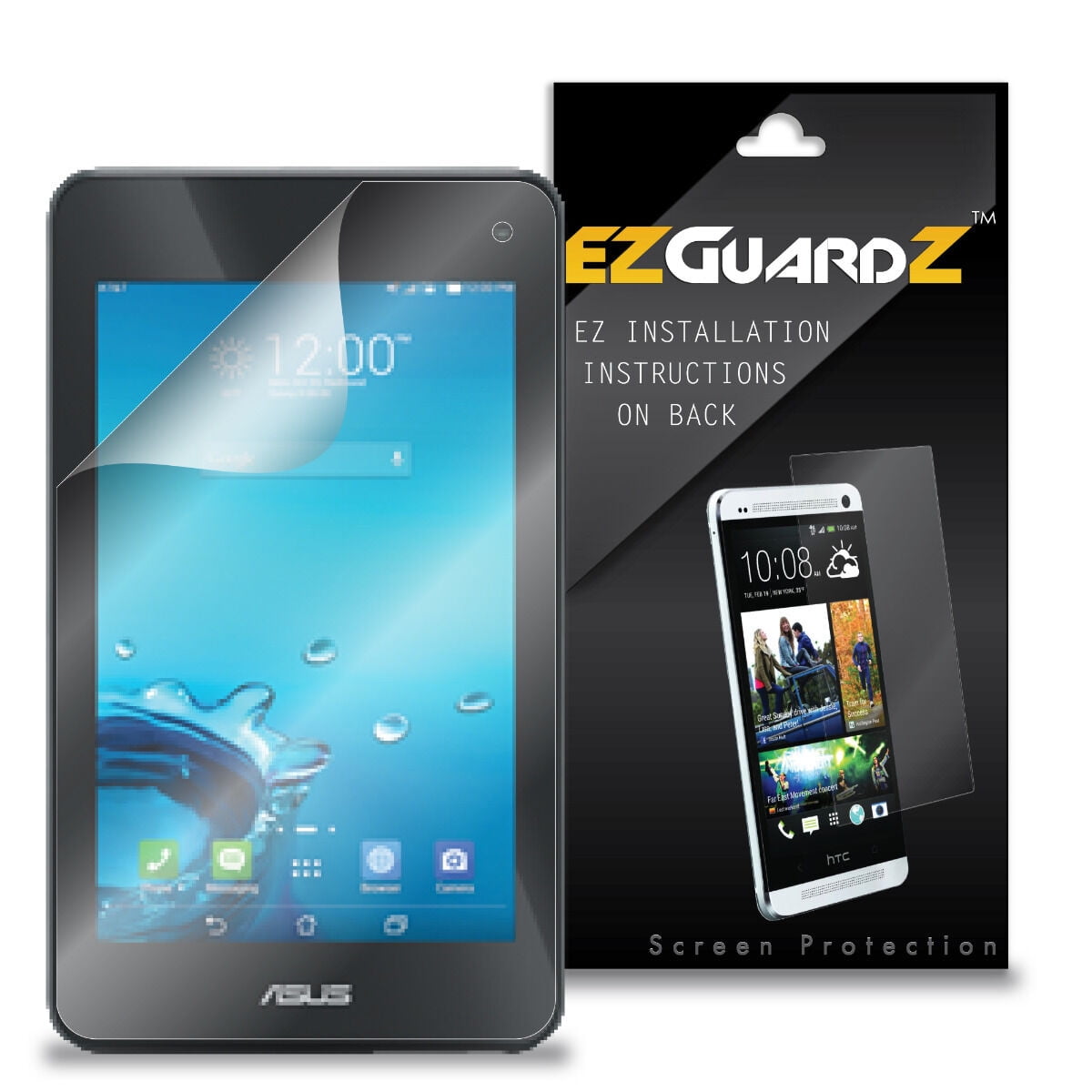 3X EZguardz LCD Screen Protector Skin Cover HD 3X For Asus PadFone X Mini Tablet