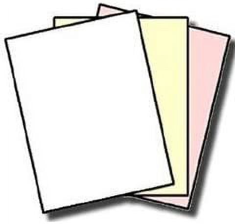 1670 Sets, 8-1/2" x 11" Pre Collated, Carbonless Paper, 3 Part Reverse, White, Canary, Pink,Ncr5900 Category: Copy and Multi Purpose Paper