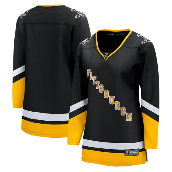 Women's Fanatics Black Pittsburgh Penguins Alternate Breakaway Jersey