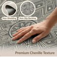 thumbnail image 6 of ODIKA 8'x10' Washable Area Rug Non-Shedding, Easy Care, Entry Neutral Grey Banded Geometric Repeating Entryway Front for King Size Bedroom Under Bed, Master Suite, 6 of 7