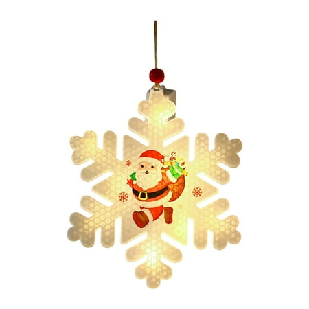

Christmas Tree Light-emitting Pendant LED Santa Claus House Hotel Bar Decorations Home Decor Pendant TANGNADE