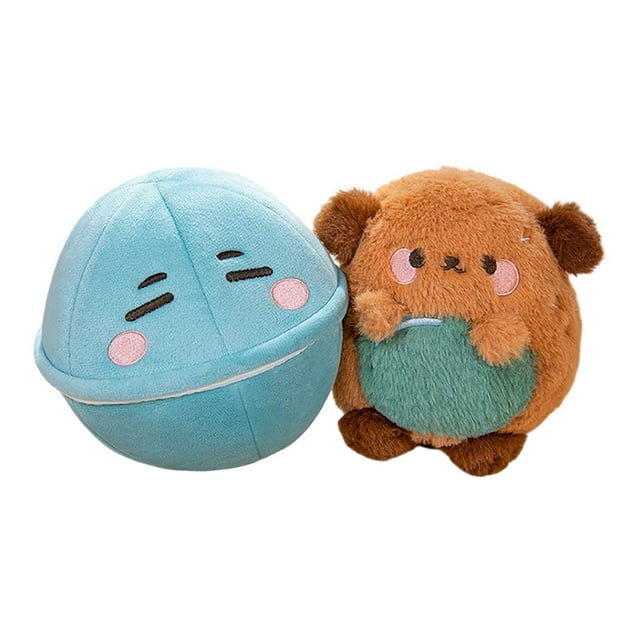 Muñeco de cachorro con caparazón de huevo, peluche suave para niños, interactivo para niños a partir de 3 años, compañero para la sala de juegos interior.