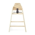thumbnail image 3 of Foundations NeatSeat Wooden High Chair for Toddlers, Stackable, 3-Point Harness, Natural Finish, 3 of 5