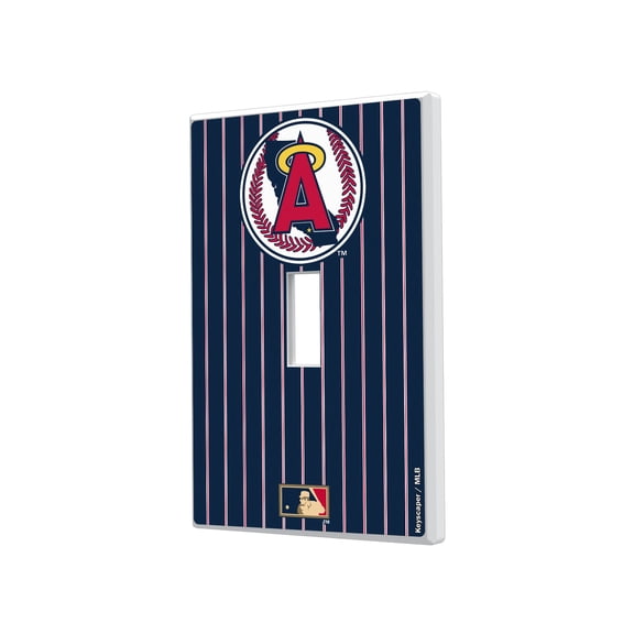 Los Angeles Angels 1986-1992 Cooperstown Pinstripe Single Toggle Light Switch Plate