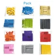 thumbnail image 4 of 200pcs 1x4 Dots DIY Building Blocks Thick Figures Bricks Educational Creative Toys for Children Size Compatible With 3010 Light Grey 200pcs, 4 of 5